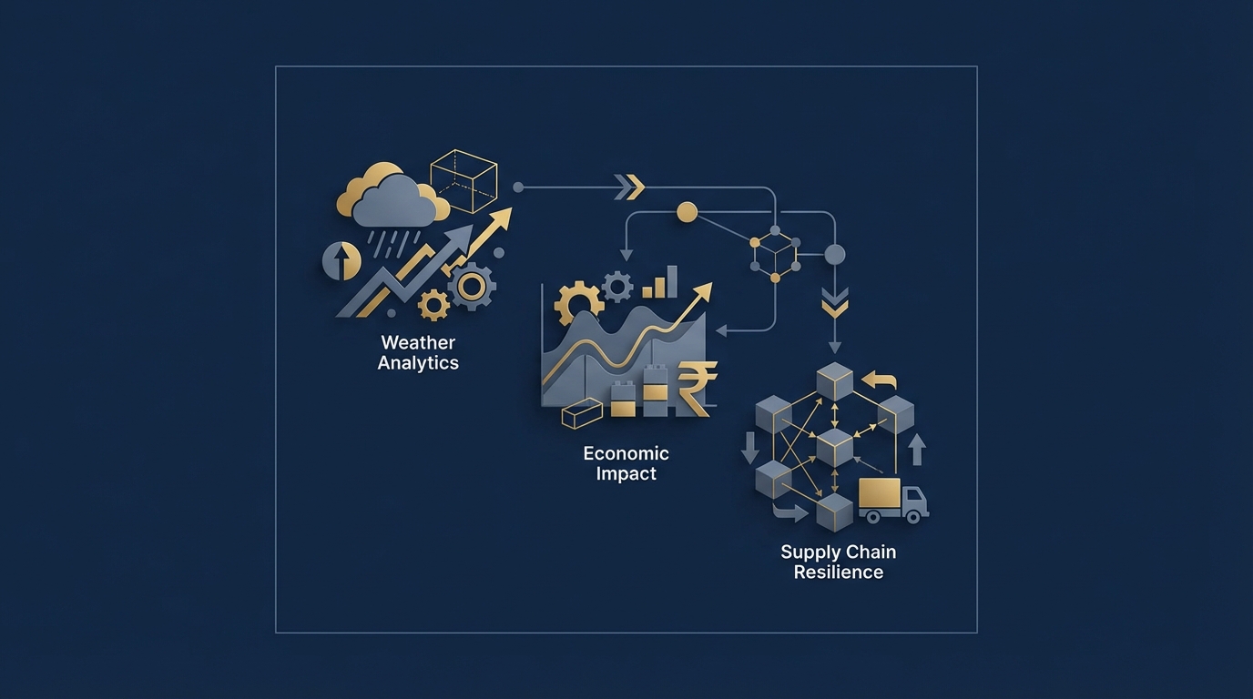 India Weather Analytics: Economic Impact, Energy Demand, and Supply Chain Resilience