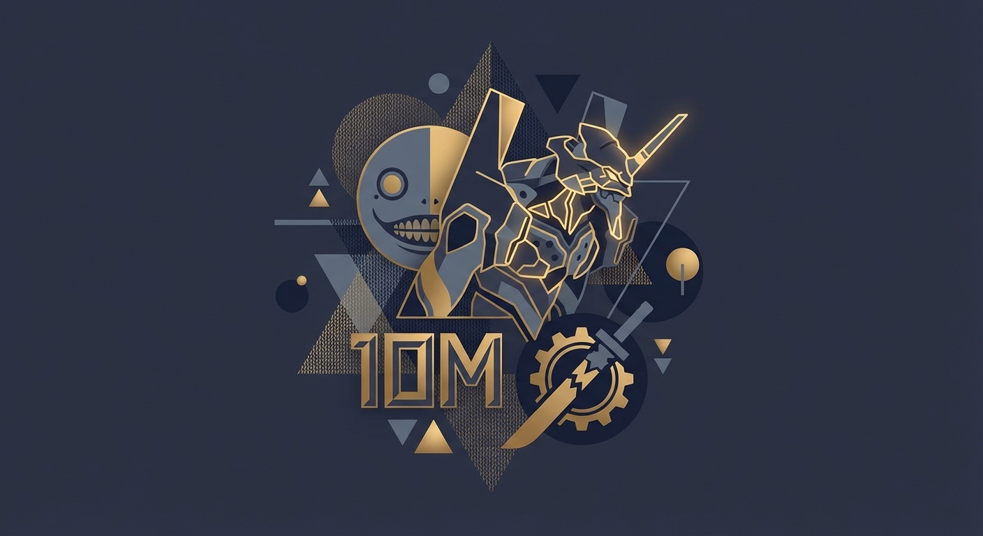 Yoko Taro Tapped for New Evangelion Series as Nier Automata Hits 10 Million Sales